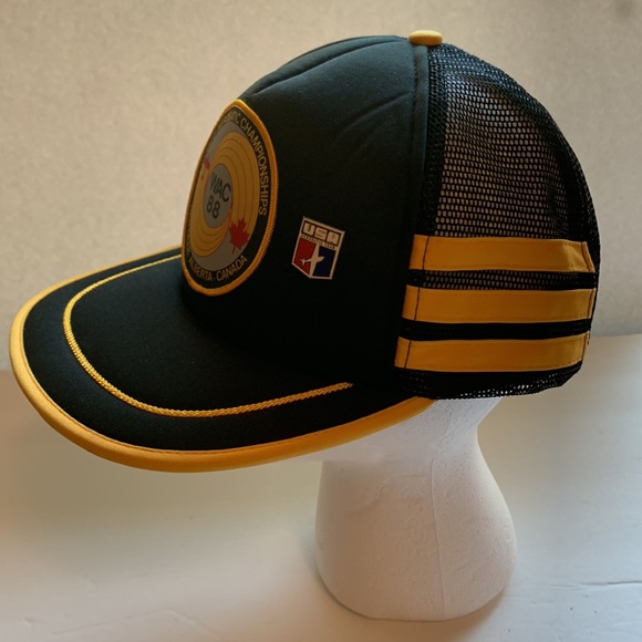 World Aerobatic Championships rare vintage 1988 3 three stripe baseball hat cap - Picture 1 of 7